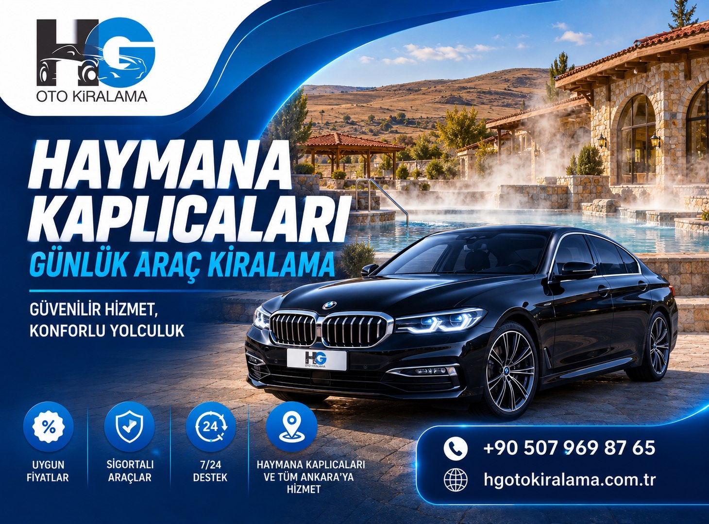Haymana Kaplıcaları Araç Kiralama